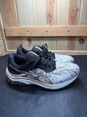 ASICS Gel Pulse 11 Women Black White Crackle Running Sneakers Size 10 US 42 EU